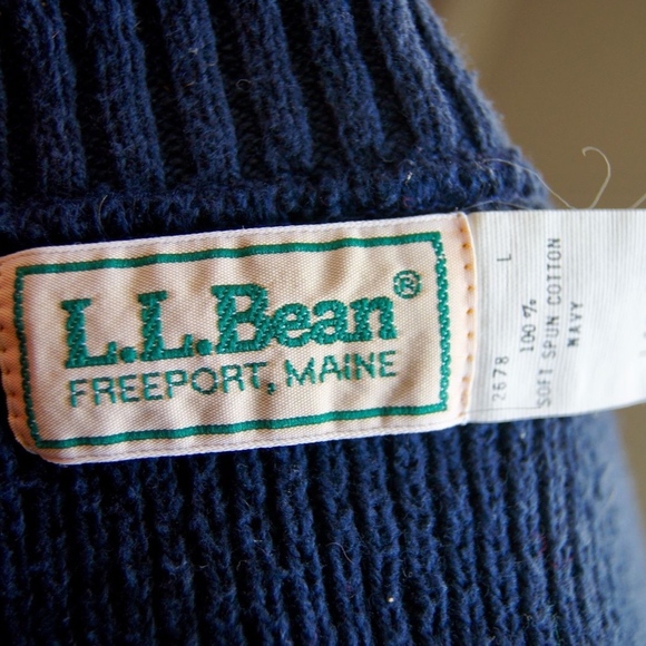 1980s Vintage L.L Bean Sweater Freeport Maine - Picture 6 of 6